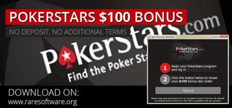 pokerstars 100 bonus code/